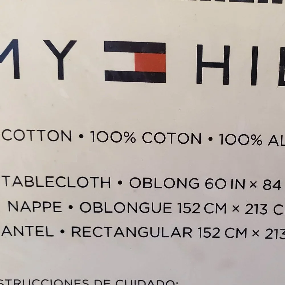 Tommy Hilfiger Blue And White Stripes 60 X 84